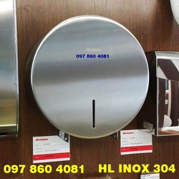 Hộp đựng giấy vệ sinh inox cao cấp HL 1410IM