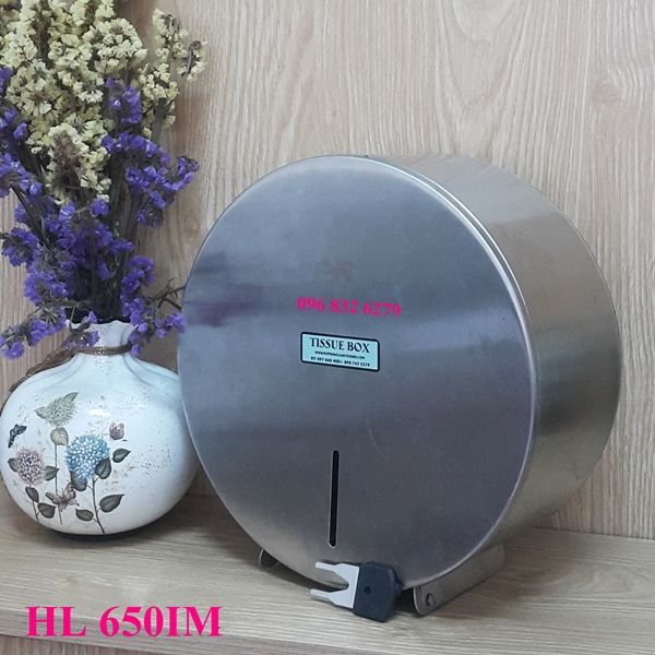 Hộp đựng giấy vệ sinh inox HL 650IM