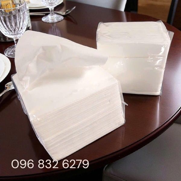 KHĂN GIẤY LAU TAY LỤA VUÔNG NHỎ 10X10 CM