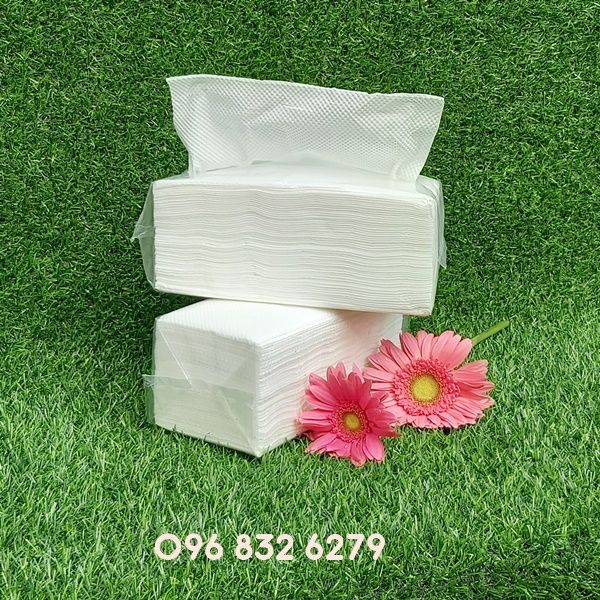 KHĂN GIẤY LAU TAY GIẤY RÚT SẠCH, DAI, KHÔNG BỤI NV