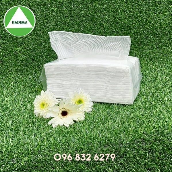KHĂN GIẤY LAU TAY GIẤY RÚT SẠCH, DAI, KHÔNG BỤI 