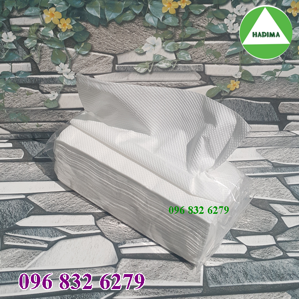 KHĂN GIẤY VUÔNG DẠNG RÚT SẠCH, DAI, KHÔNG BỤI