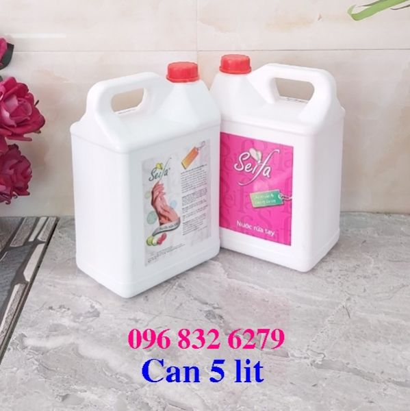XÀ BÔNG RỬA TAY CAN 5 LÍT PHẤN HOA