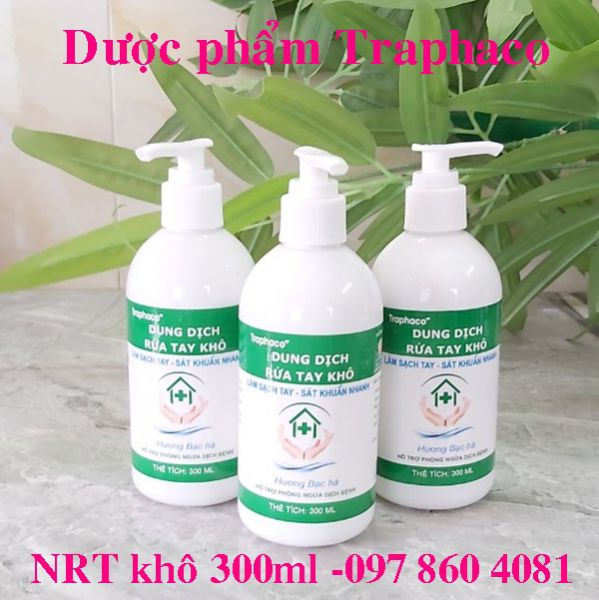 NƯỚC RỬA TAY KHÔ TRAPHACO- HÃNG DƯỢC DANH TIẾNG 