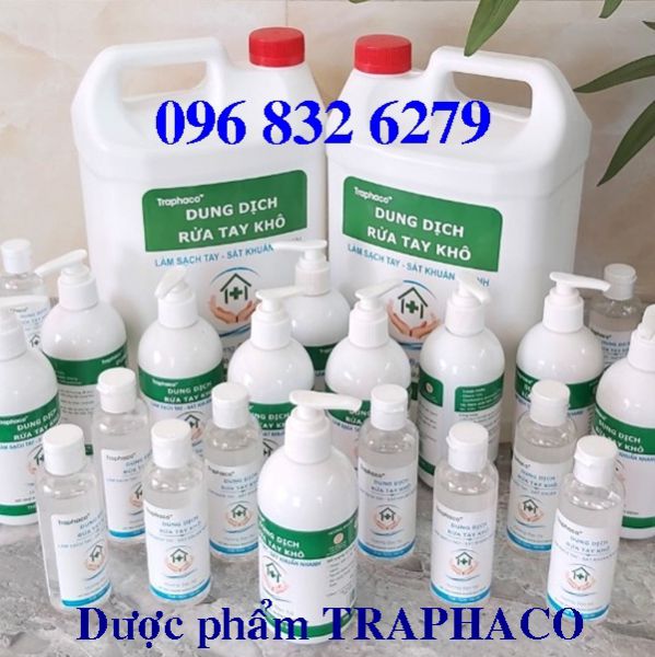 NƯỚC RỬA TAY KHÔ TRAPHACO- HÃNG DƯỢC DANH TIẾNG 