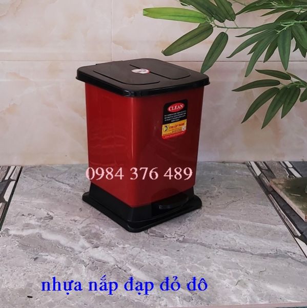 THÙNG RÁC NHỰA TÂN LẬP THÀNH NẮP ĐẠP