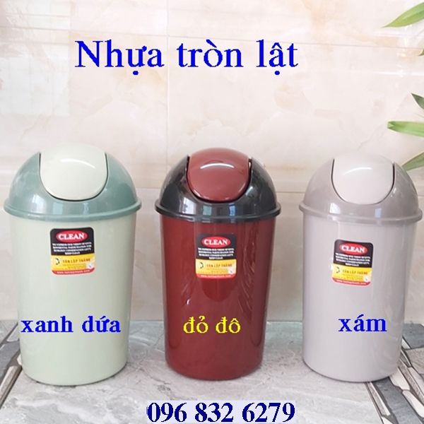 THÙNG RÁC NHỰA LẬT TRÒN