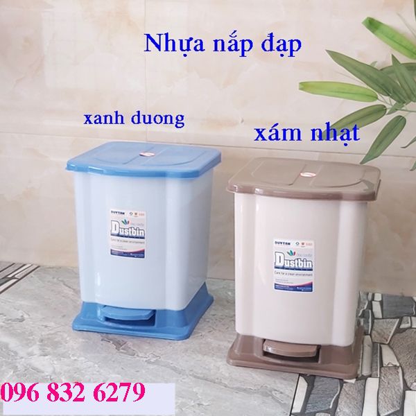 THÙNG RÁC NHỰA DUY TÂN NẮP ĐẠP